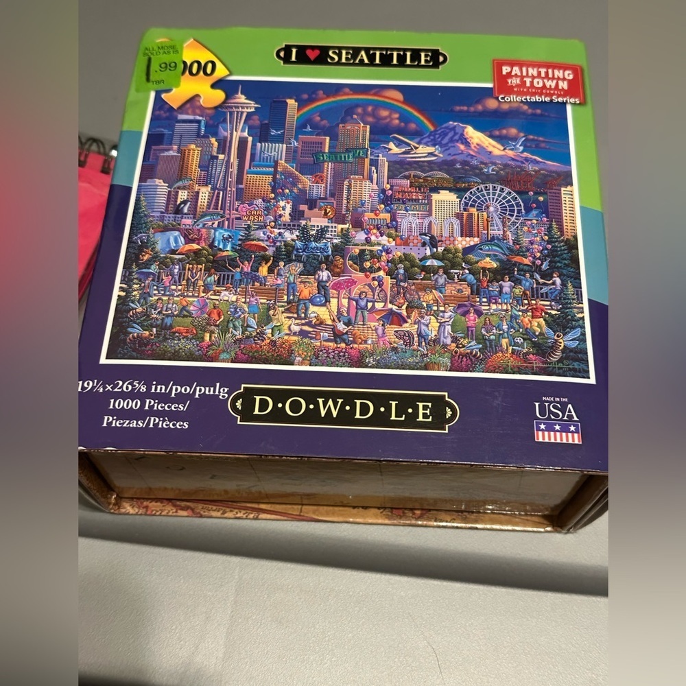 Dowdle Jigsaw Puzzle - Seattle - 1000 Piece - Picture 3 of 3